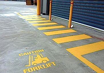 Forklift Yol Çizgileri