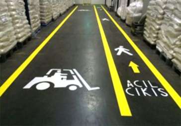 Forklift Yol Çizgileri