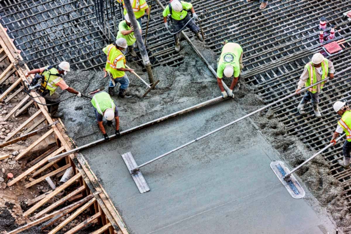 Saha Beton Uygulaması