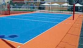 Akrilik Voleybol Sahası